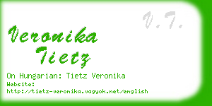 veronika tietz business card